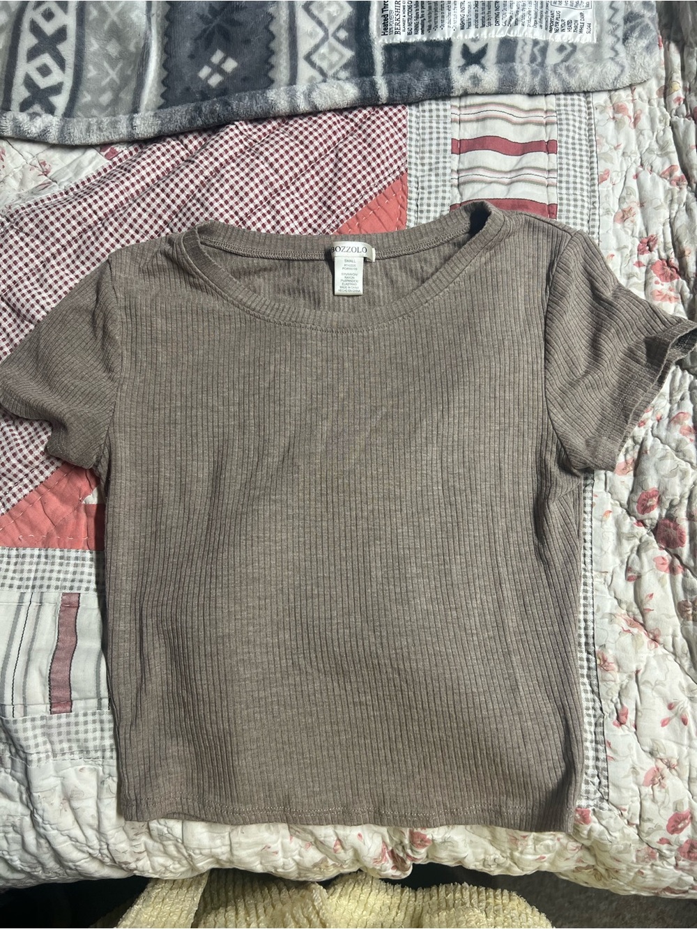 Bozzolo Ribbed Short Sleeve Tee